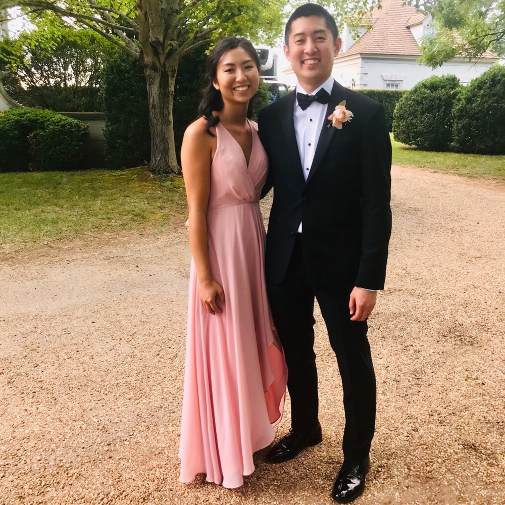 Jenny Yoo Farrah dress in Rosewater - Picture 2 of 5